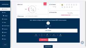 Learning Cycle’s student dashboard keeps you on track and informed
